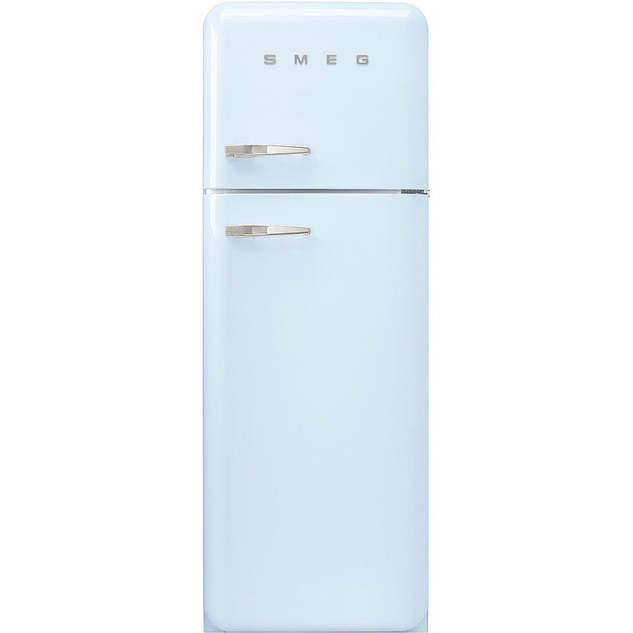 FAB30 60cm 50s Style Left Hand Hinge Freezer over Fridge