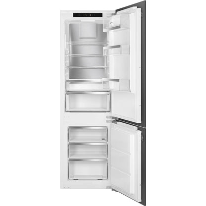 60cm Integrated In Column Total No Frost Fridge Freezer - Fixed Hinge