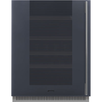 60cm Linea left  hand hinge wine cooler