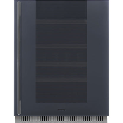 60cm Linea right hand hinge wine cooler