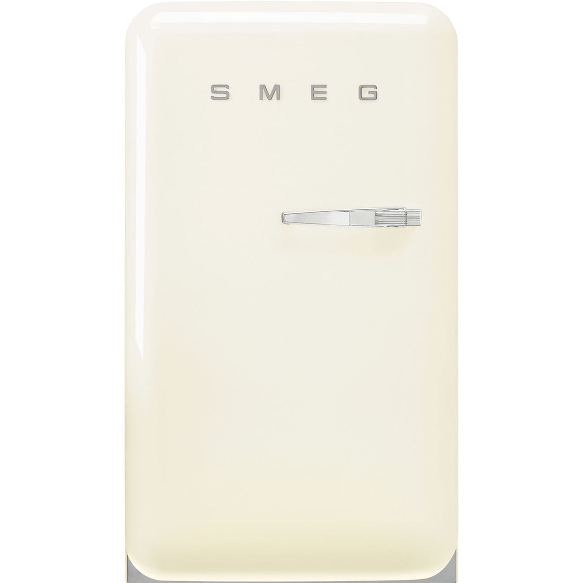 FAB10 55cm 50s Style Small Left Hand Hinge Fridge with Icebox