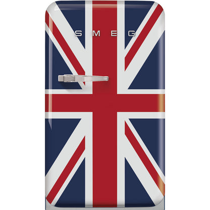 FAB10 55cm 50s Style Small Right Hand Hinge Fridge with Icebox