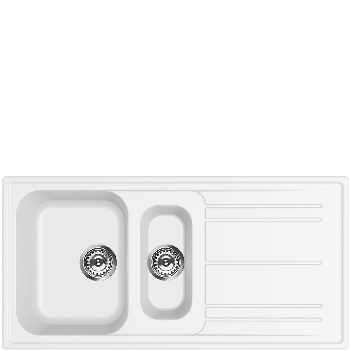 100cm Rigae 1.5 bowl sink