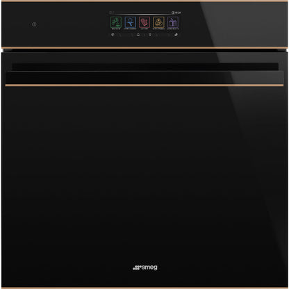 SOP6606S2PNR 60cm Dolce Stil Novo Pyrolytic SteamOne Oven Copper Trim