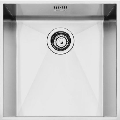 40cm Quadra Single bowl undermount sink